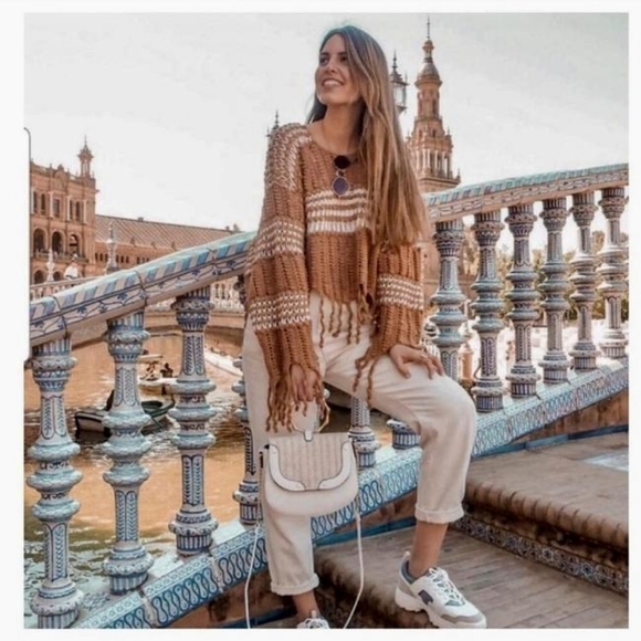 🔥Host Pick🔥ZARA Limited Edition Studio Honey Knit Sweater - Picture 4 of 13